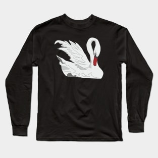 White Swan Long Sleeve T-Shirt